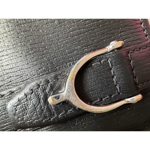 Gucci Black Long Bifold Wallet with Silver Belt Buckle - Picture 16 of 16